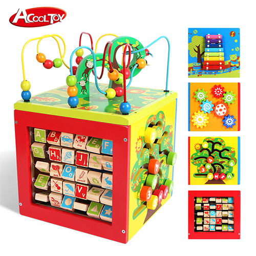 Alex discover my busy town wooden activity cube on sale